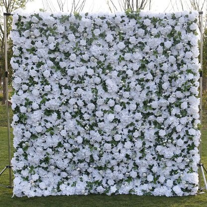 JIIPOREGJ Handmade Large Artificial Flower Wall Backdrop Panels,One Color,1m*1m/3.28 * 3.28FT