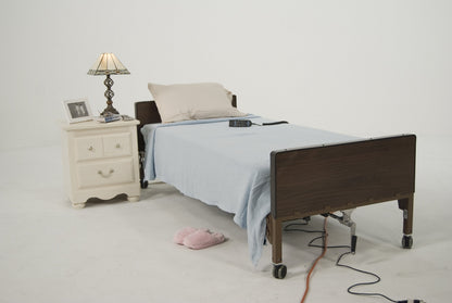 Drive Medical Semi Electric Ultra Light Plus Hospital Bed, Brown, 36"