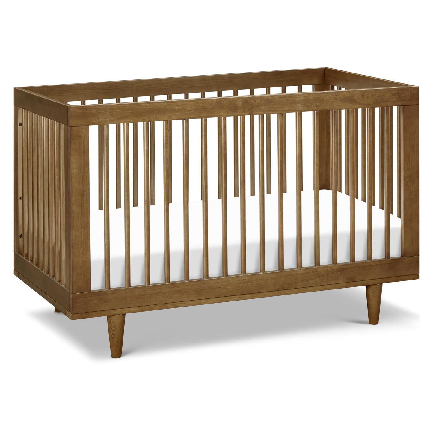 Davinci Marley 3-in-1 Convertible Crib in Walnut, Greenguard Gold and FSC® Certified