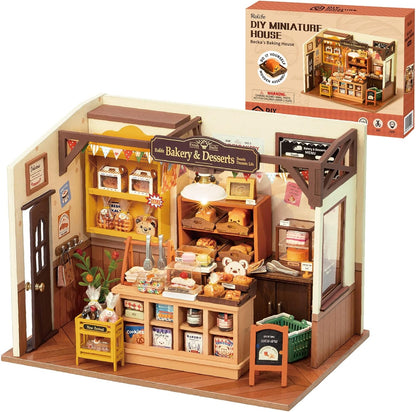 Rolife Miniature House Kit | 1:20 DIY Dollhouse with LED Lights | Perfect Craft for Adults & Gift Idea