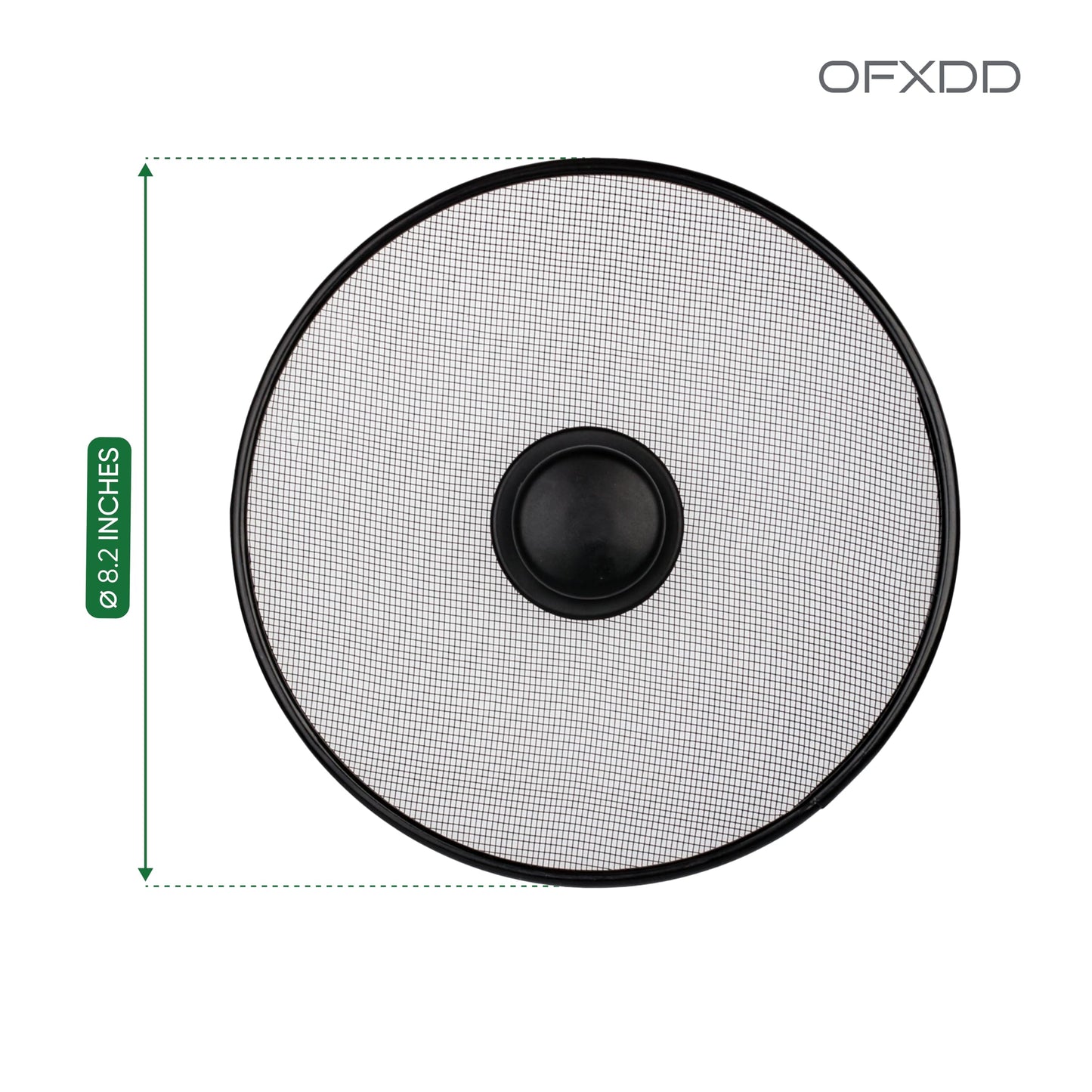 Stainless Steel Lid Splatter Screen - Set of 2: 8,2" & 10" - Frying Pan Oil Splash Guard