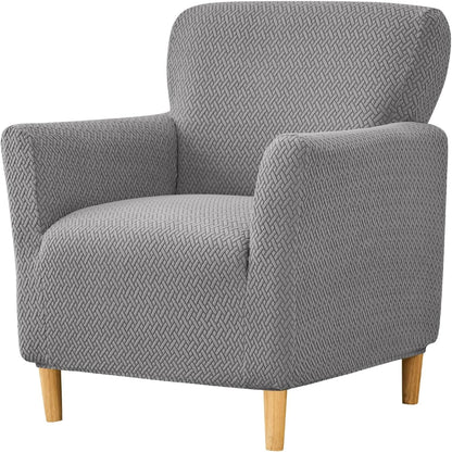 1-Piece, 30x25x25 inches, 34 HAOYONG Banquet Armchair Slipcover - Premium Stretch Jacquard Chair Cover, Removable