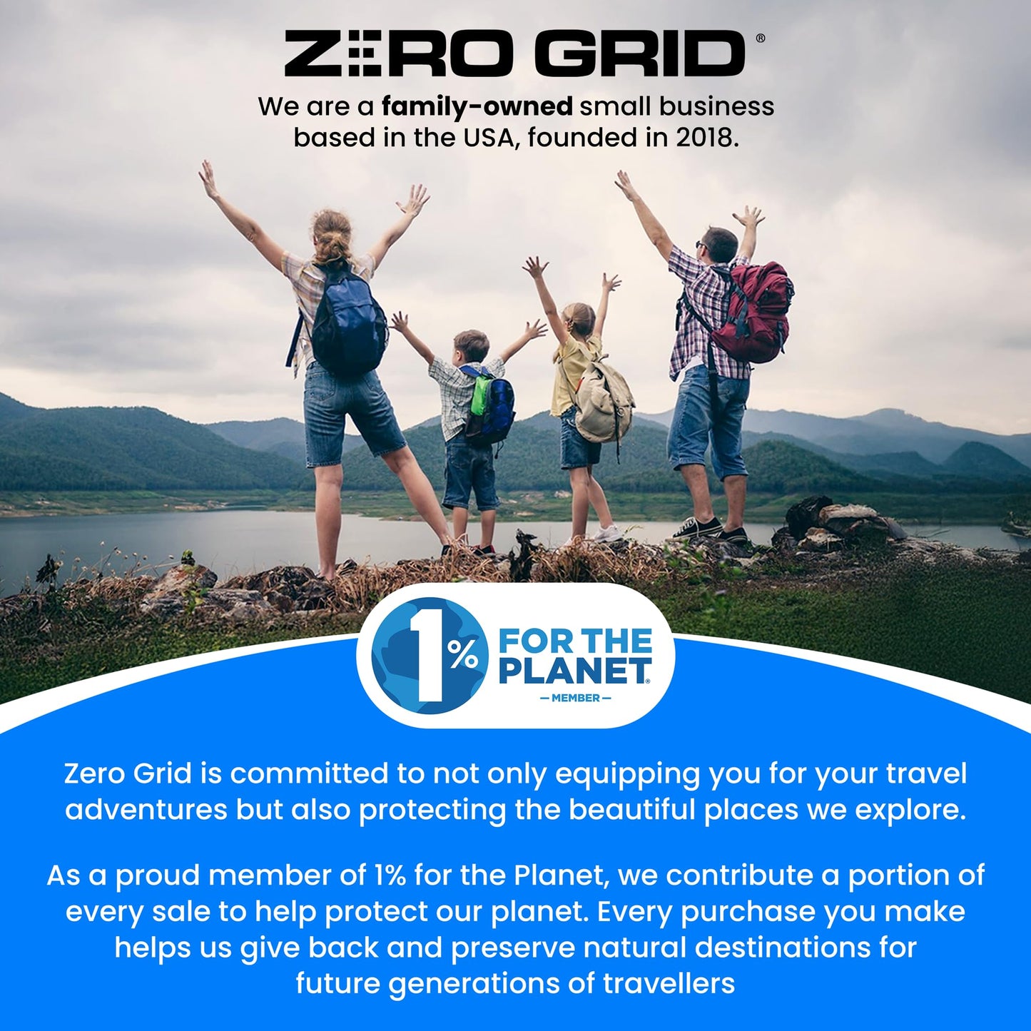 Zero Grid Dry Bag Perfect for Hiking, Camping, Canoeing Multi Sizes Waterproof Keep Goods Dry (10 Liter)