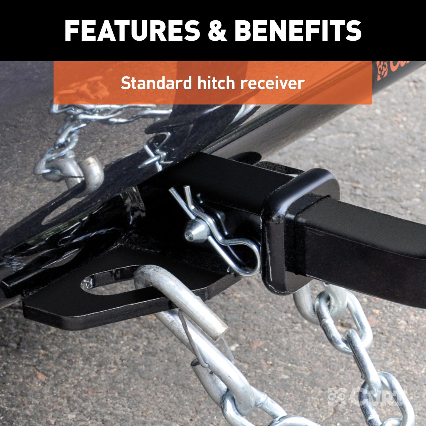 Curt Manufacturing 121123 Class-2 Trailer Hitch