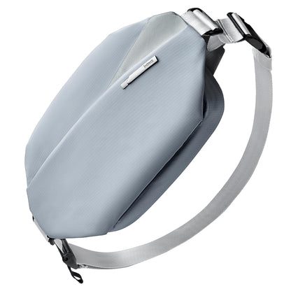 Inateck Sling Bag X, Multi-pocket Crossbody Shoulder Chest Bag with Adjustable Shoulder Strap, Water-resistant Waist Fanny Pack for Men, Women, Travel, Daily Use, Cycling, Hiking, Black, Large