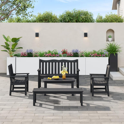 Stoog 38" Large Planters for Outdoor Plants Set of 2, Rectangular Metal Planter Box with Removable Insert Shelf, Ideal for Plants, Flowers, Vegetables, Garden, White