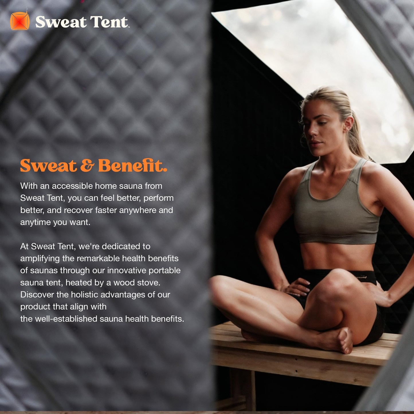 SweatTent Portable Outdoor Sauna (Extra Large) Pro Bundle – Complete Kit with Stove, Cedar Bench, Essential Oil, Wool Hat, Accessories, Quick Assembly, High-Temperature, 10 Adults, Backyard & Camping