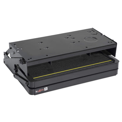 Kwikee 32 Series Electric Step Frame Assembly for RV, Travel Trailers, and Motorhomes, Hidden Light, 8.5" Step Rise, Anti-Slip Surface, Heavy-Gauge Steel Construction - 3722618