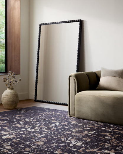 Livabliss x Galey Alix Karling Blair Traditional Full Length Mirror, 72" H x 47" W x 3" D, Black