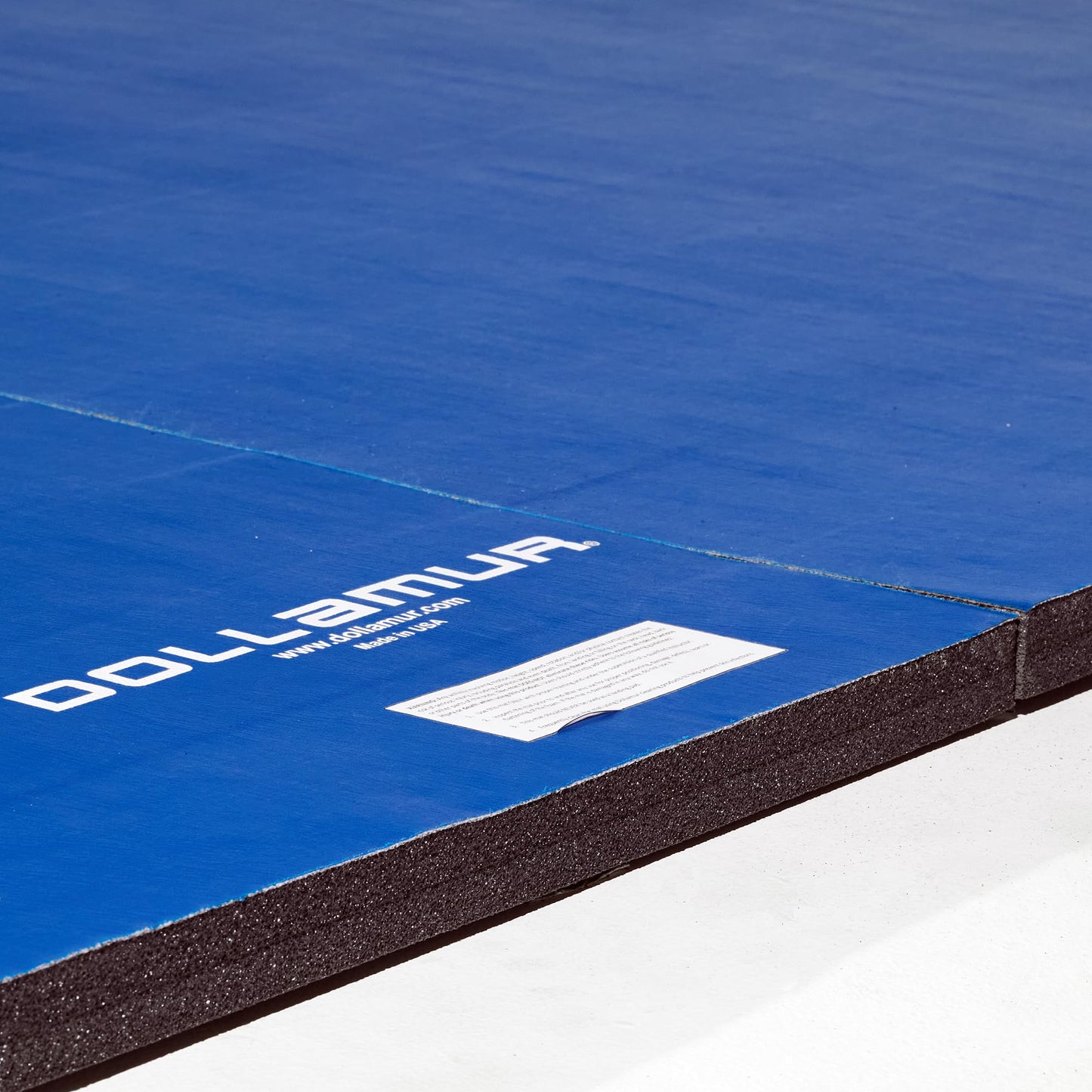 Dollamur 10’x10’x1.25” Wrestling Mat, Royal Blue, Home Workouts, Exercise