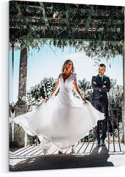 P&L ART Personalized Canvas Prints - Transform Your Photos into Stunning Wall Art | Framed 8x10