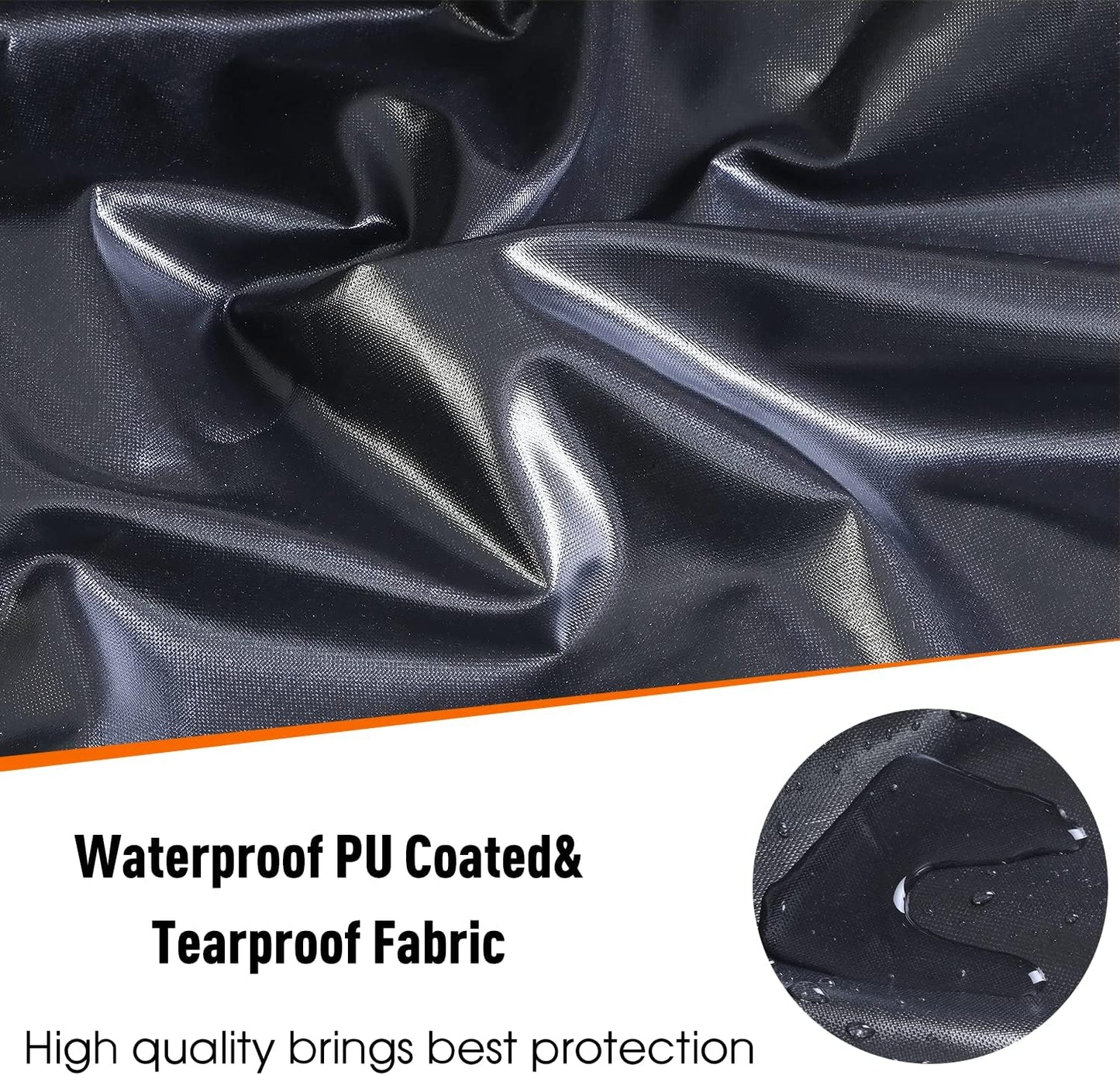 Ruimoy Outdoor Furniture Cover - Heavy-Duty Waterproof Protection for Tables & Chairs | 102" L x 74" W x 27.5" H