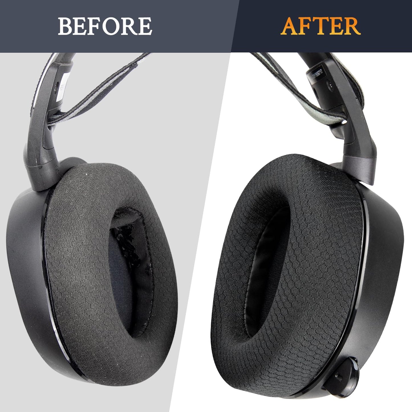 SOULWIT Replacement Earpads for SteelSeries Arctis 1/3/5/Arctis 7/7+/7P/7P+/7X/7X+/9/9X/Pro/Prime(Do Not Fit Any Arctis Nova) Headset, Ear Pads Cushions with High-Density Foam - Black