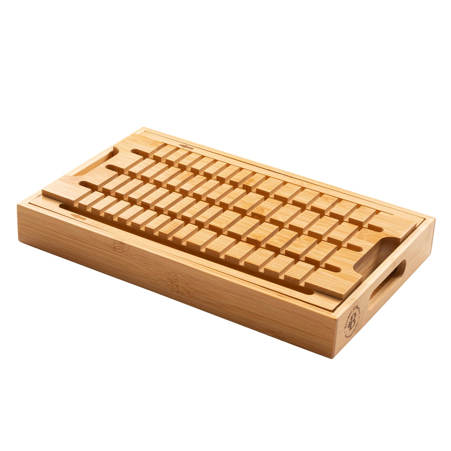 Bread Slicer for Homemade Bread - Bambüsi Upgraded Adjustable Bamboo Bread Cutter Board, Foldable Slicing Guide with Crumb Tray for Sourdough, Artisan Loaves, Bagels, Cakes, Bakery Kitchen Gadget Gift