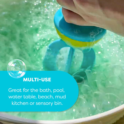 HABA Kids Bubble Bath Whisk 2 Pack - Bath Toys for Sensory Play, Motor Skill Development, Water Play and Bath Time Fun