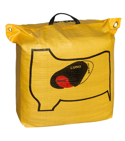 BIGSHOT Archery Ballistic 450 K Bag Target, 24 x 24 x 12/50 lb, Yellow