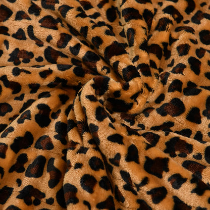 MERRYLIFE Heated Blanket Cozy Soft Electric Blanket with 4 Heating Levels&8 Hours Auto Off Overheat Protection Machine Washable UL&FCC Certification Use for Home Couch (Cheetah,50" 60")