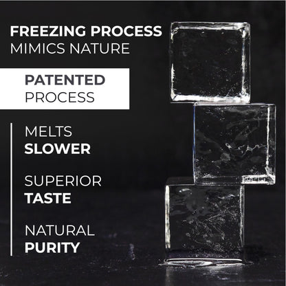 True Cubes Crystal Clear Ice Cube Maker, 4 Large 2"x2"x2" Ice Cubes for Cocktails and Drinks, Silicone Mold for Pure, Bartender-Quality Ice - Great for Hosting and Entertaining, Whiskey Gifts for Men