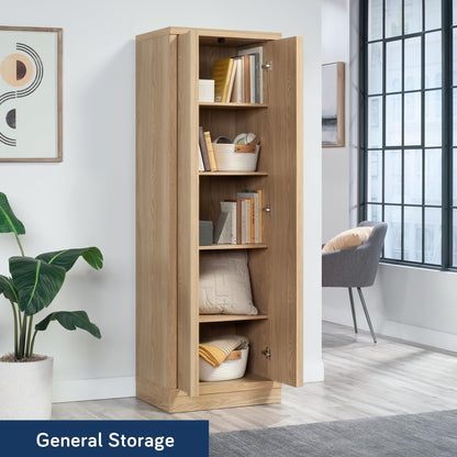 Sauder Merton Hall Storage Cabinet, Harmony Ash Finish