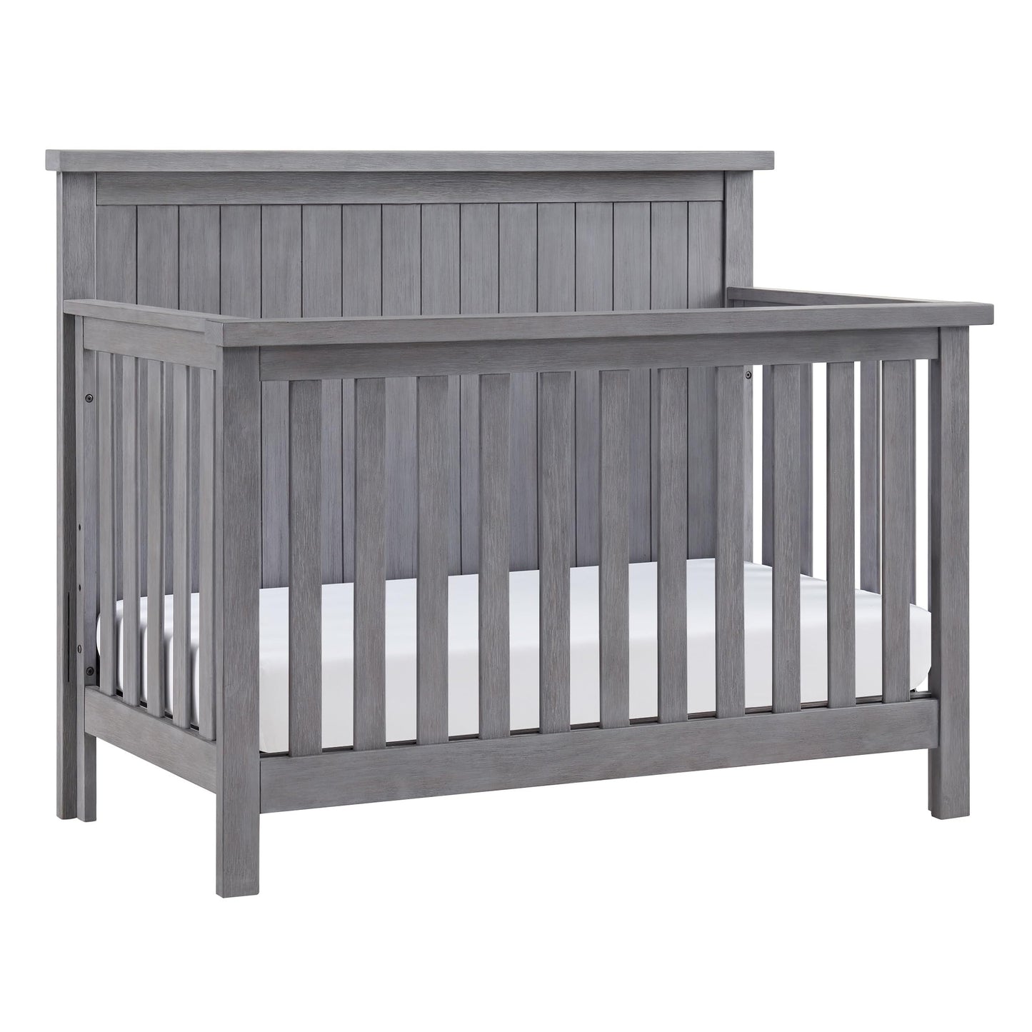Soho Baby Everlee 4-in-1 Convertible Crib, Graystone