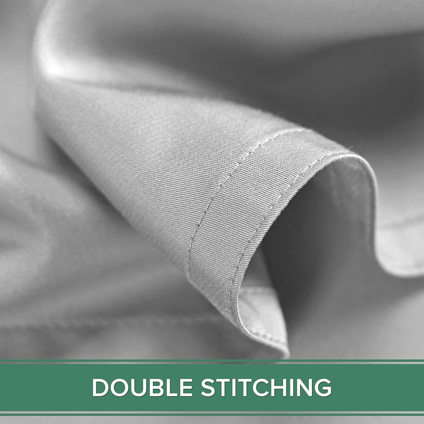 Pure Bamboo Twin Sheets - Luxuriously Soft 100% Organic Viscose Bed Sheet Set | Silver Pearl Color