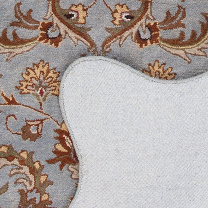 SAFAVIEH Heritage Collection Accent Rug - 2' x 3', Blue & Beige, Handmade Traditional Wool for High Traffic