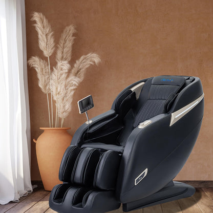 MYTHIA 2026 Full Body Massage Chair for After Work Recovery - Zero Gravity Recliner up to 165°with SL Track, Heat Therapy, Bluetooth & USB Charging Port (MD906-Black)