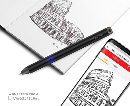 Livescribe Symphony Smartpen Digital Pen – Compatible with iOS, Android, Smartphones, Tablets (Latest Version), Black