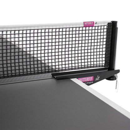 Butterfly Timo Boll Space Saver 22 Special Edition Ping Pong Table | Indoor Rollaway Game Table | ITTF Approved Table Tennis Table | Tournament, Club, Home | Pro Net Included | Compact Storage | Gray