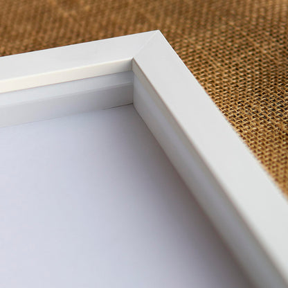 16x16 Shadow Box White Display Frame with Interior Size 16x16 by 1 Inches Deep Includes Shatter Resistant Acrylic Plexiglass, Backing and Hanging Hardware