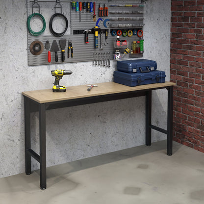Manhattan Comfort Fortress 3-Piece Textured Garage Storage Set, Includes Mobile Metal Cabinet Chests and Worktable, Space-Saving Design, 25 Gauge Metal, Lockable Wheels, 1.0 Series, Grey