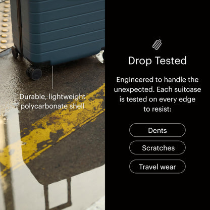 Away Large Checked Luggage - 29-Inch Lightweight Hardside Suitcase with Four WhisperGlide 360° Spinner Wheels, Interior Compression System, TSA-Accepted Lock - Cloud Gray