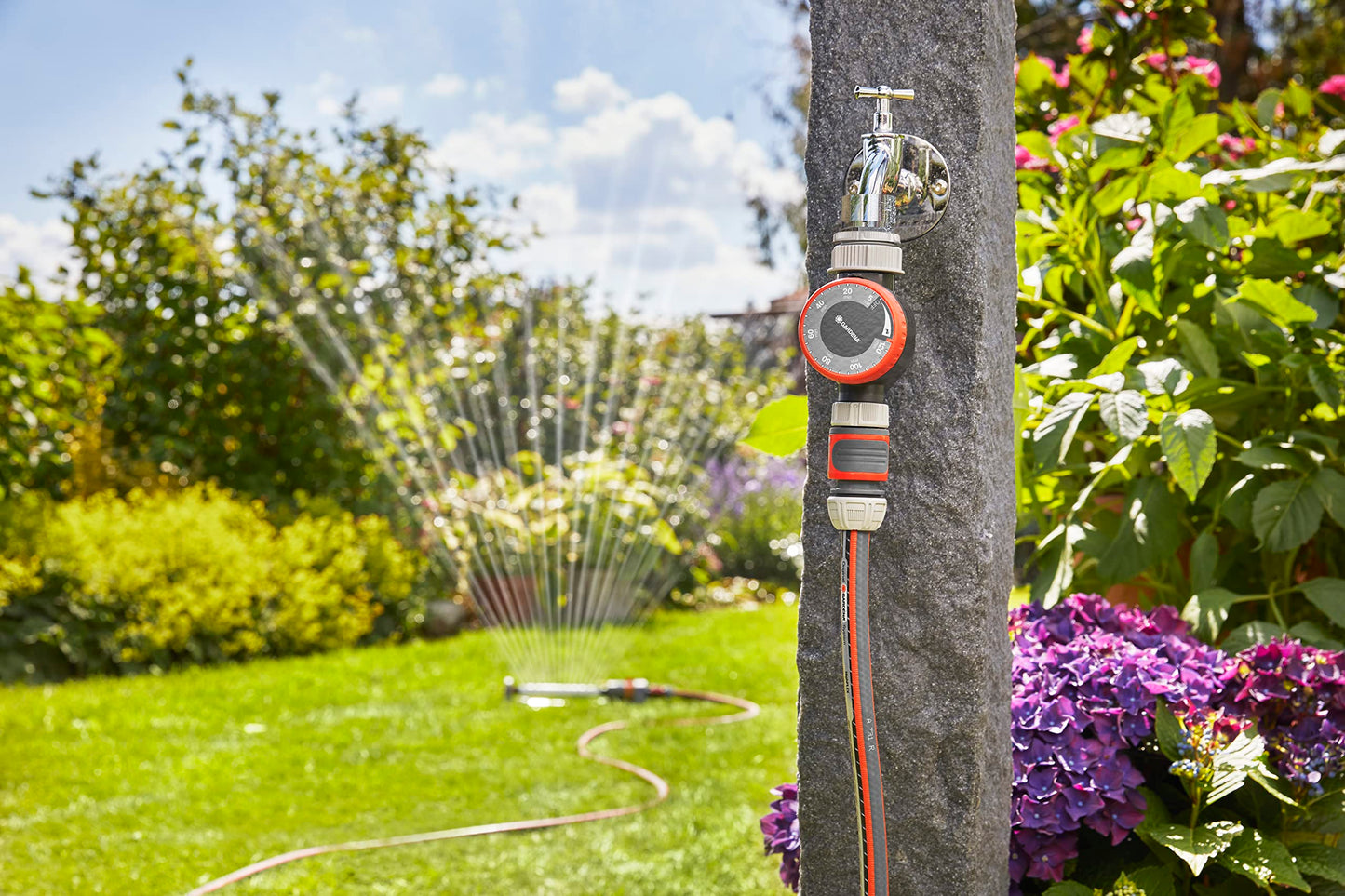 GARDENA (31169) Mechanical Water Timer with Flow Control