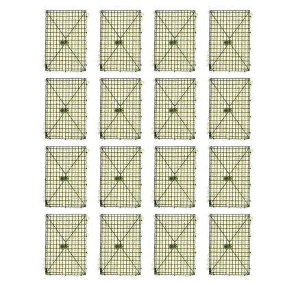 TYLPFH 20Pcs Artificial Flower Wall Decor Panel for Party Wedding Backdrop Garden
