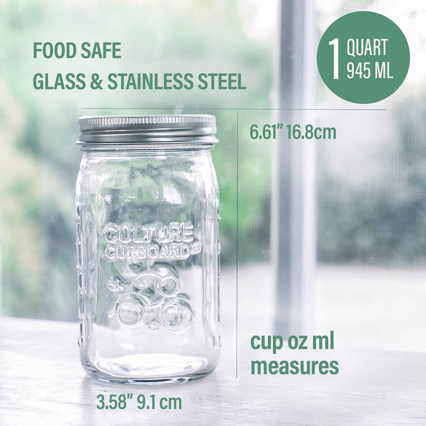 Stainless Steel Yogurt Maker with 1 Quart Glass Jar and Complete Recipe Book to Make 12+ Easy Homemade Dairy Free and Milk Yogurts