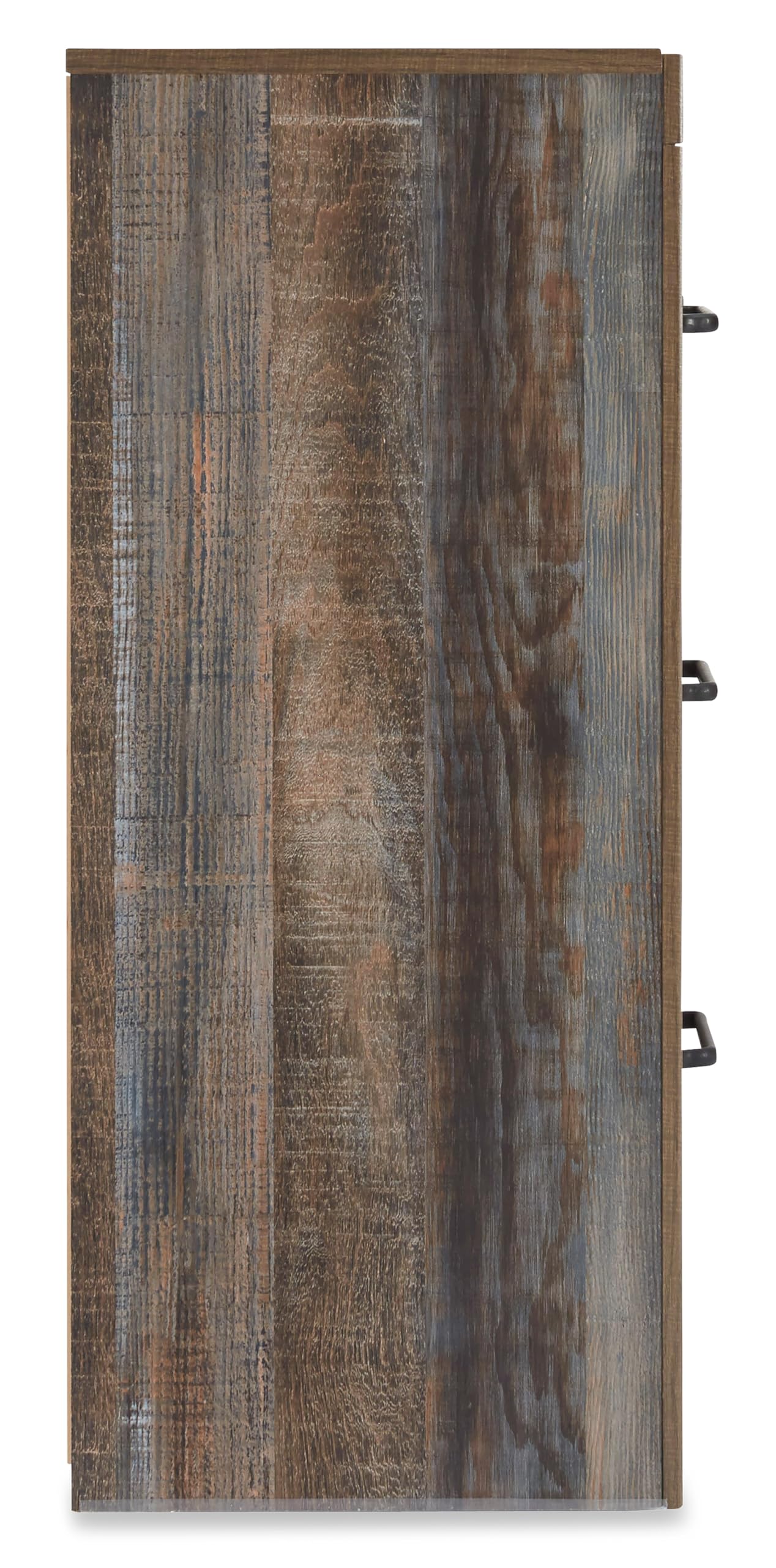 Signature Design by Ashley Drystan 6 Drawer Dresser, Large-scale Hardware, Smooth-gliding Drawers, Wood, 58.7" W x 15.31" D x 36.46" H, Weatherworn Brown