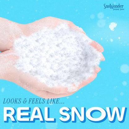 SnoWonder Instant Snow | Create 36 Gallons of Realistic Fake Snow for Fun Crafts & Cloud Slime