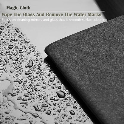BOOLUU 5pcs 9×7 Inches Real Magic Cloth Thickened Magic Cleaning Cloth Microfiber Magic Cleaning Cloth for Mirror, Glass, Window and Cars