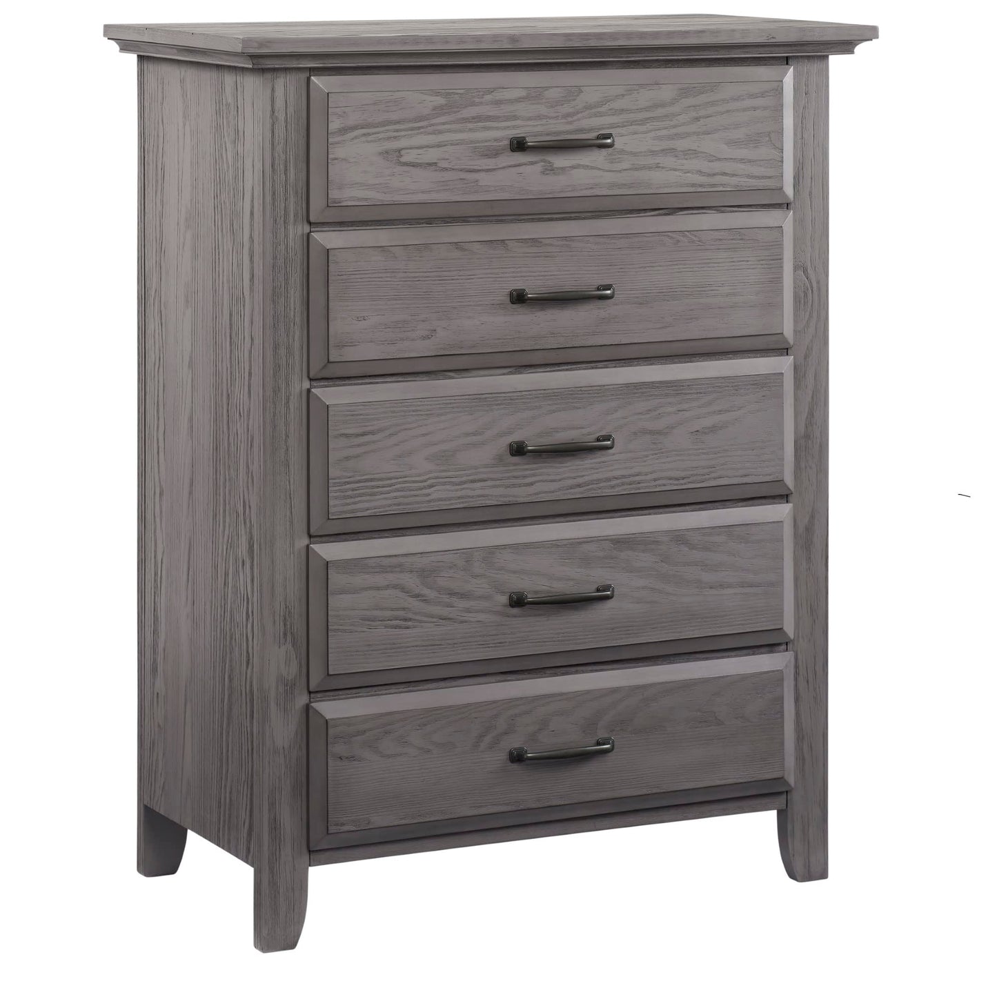 Soho Baby Chandler Premium 5-Drawer Dresser Chest, Graphite Gray