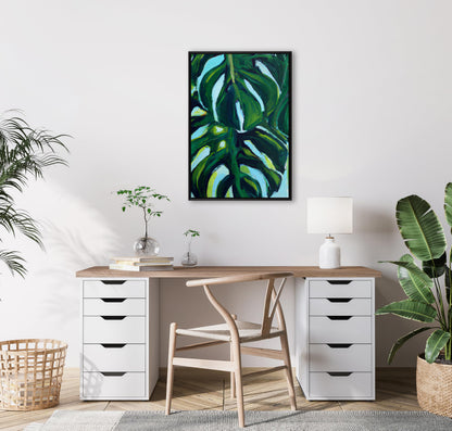 Kate and Laurel Sylvie Blank Framed Canvas Wall Art, 23x33 Black Beaded, Vintage Modern Empty Canvas for Paint-Your-Own Art, Ready to Paint Premium Canvas Already Framed