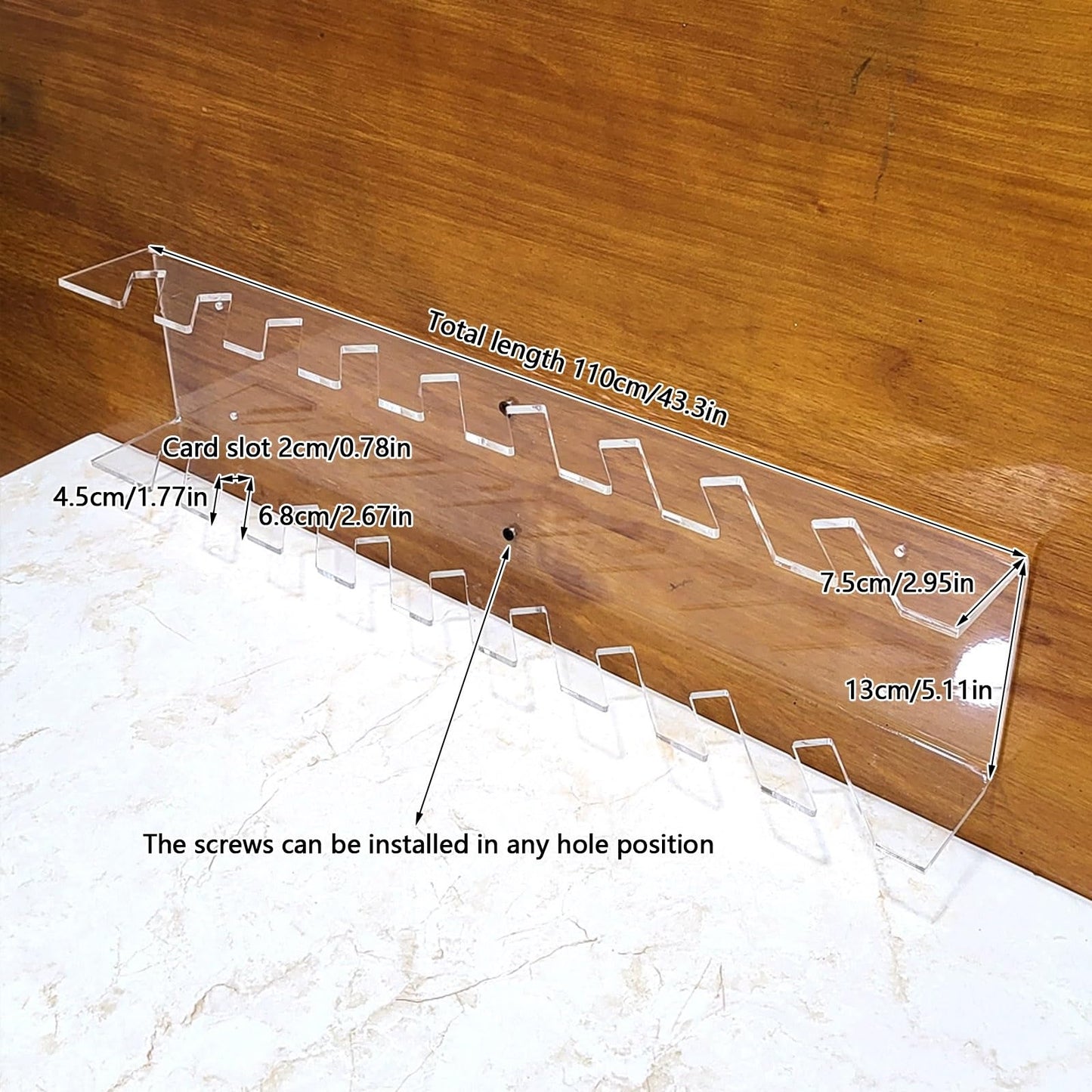 Floor tile sample rack,Acrylic Sample Display Shelf - 110cm Wooden Slab & Marble Tile Storage Rack for Trade Shows & Retail Stores - Stylish Organization Solution for Samples and Merchandise