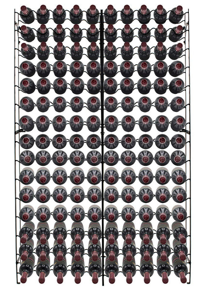 Sorbus Wine Rack Freestanding Floor - Wine Bottle Holder Holds 150 Bottles of Wine - 150 Bottle Capacity Wine Storage for Any Bar, Wine Cellar, Kitchen, Dining Room