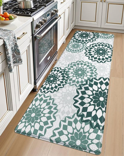 LUMI Anti Fatigue Kitchen Cushioned Mat for Floor, Padded Waterproof Runner for Standing, Stain Resistant Comfort Rugs for Home, Sink, Laundry, 24x59