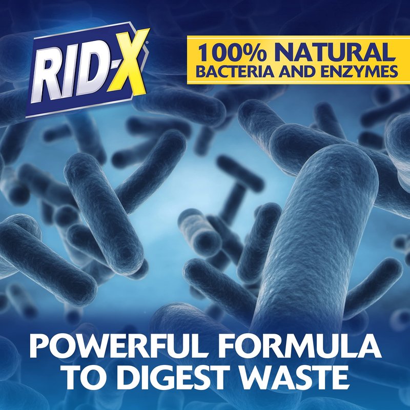 Rid-X Septic Tank System Treatment, Septic Tank Treatment, 3.2 Ounce