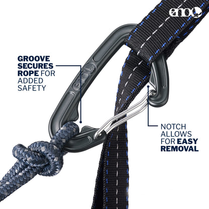 ENO Bundle, Includes The SingleNest Hammock & Atlas Suspension System, Lightweight, Durable Hammock with Straps for Camping, Hiking & Travel, Berry/Plum