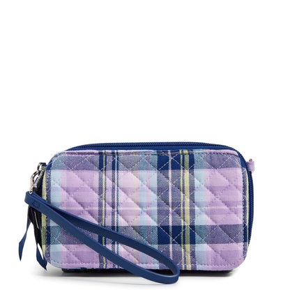Vera Bradley Cotton All in One Crossbody Purse with RFID Protection