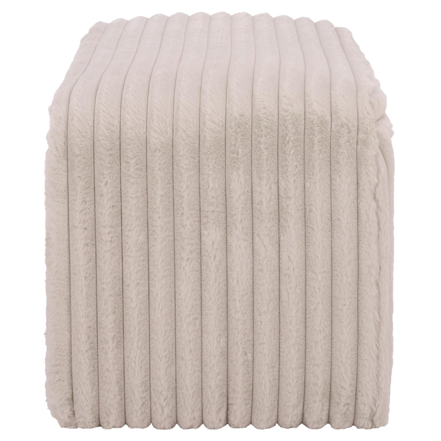 SAFAVIEH Home Collection - Arihana Curved Waterfall Bench, Beige Upholstered Seating (BCH6405A)