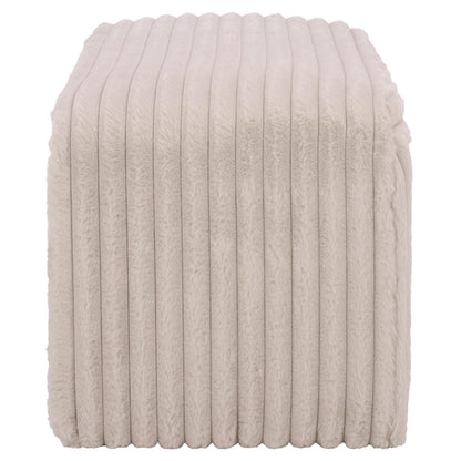 SAFAVIEH Home Collection - Arihana Curved Waterfall Bench, Beige Upholstered Seating (BCH6405A)