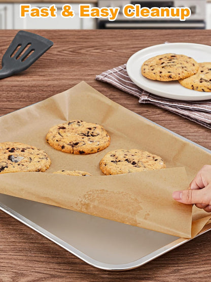 SMARTAKE Parchment Paper Baking Sheets - 200 Non-Stick Precut Sheets, 8x12 Inches for Baking & Grilling