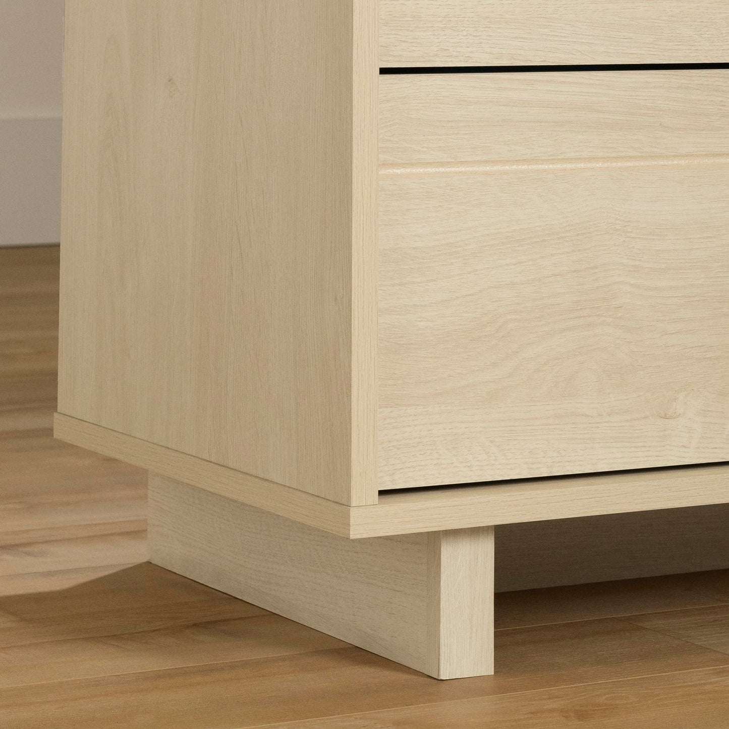 South Shore Noah Dresser Bleached Oak, Contemporary